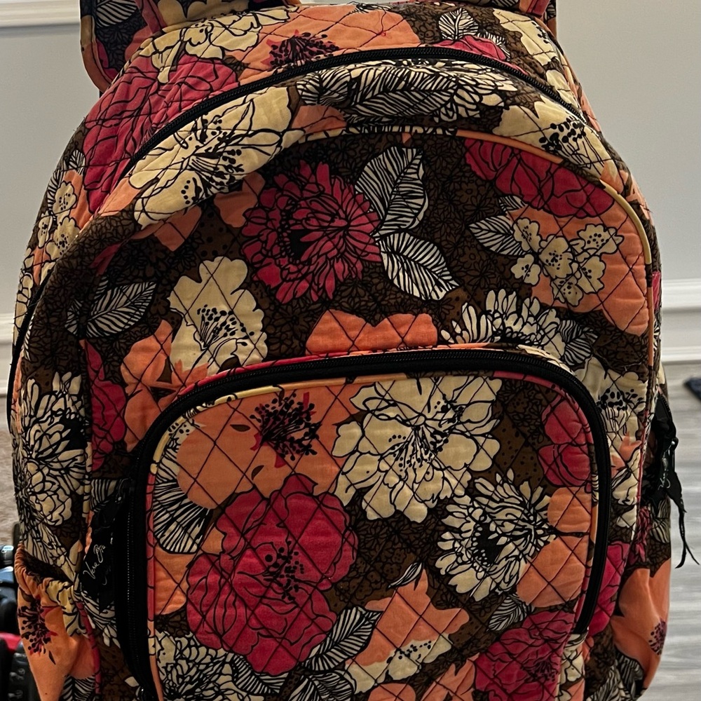 Vera bradley quilted backpack